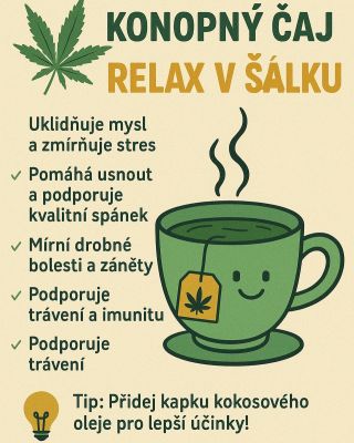 🌿 Ko*opný čaj – malý zázrak přírody? Věděli jste, že šálek ko*opného čaje může pomoci uvolnit napětí, podpořit spánek a...